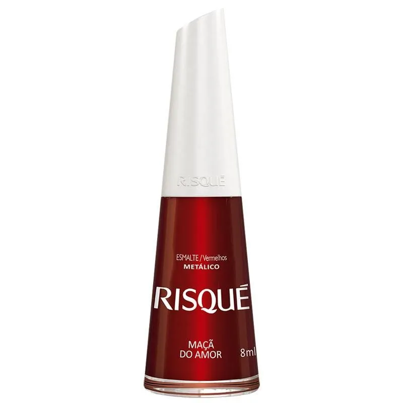 Esmalte Risqué Metálico Maçã do Amor 8 ML