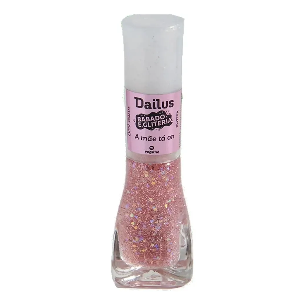Esmalte Dailus Babado e Gliteria - A mãe tá on