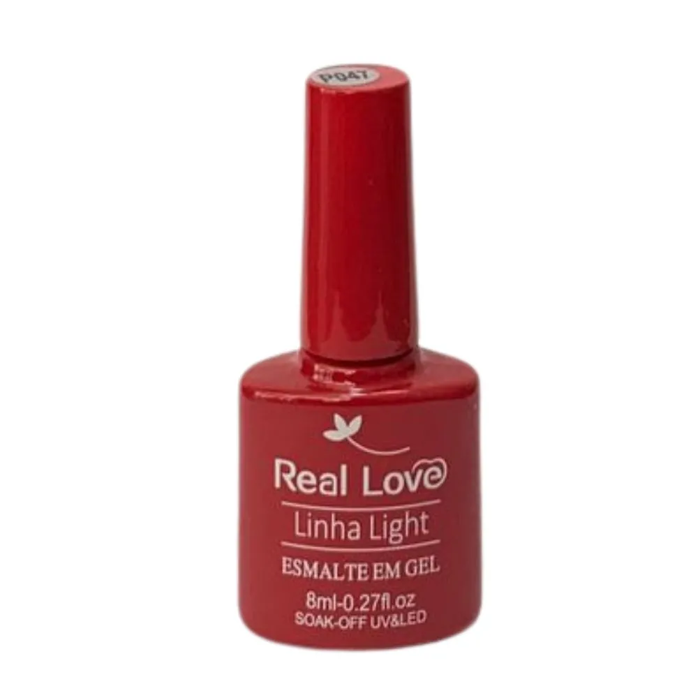 Esmalte em Gel Light Real Love 8ml Cor P047