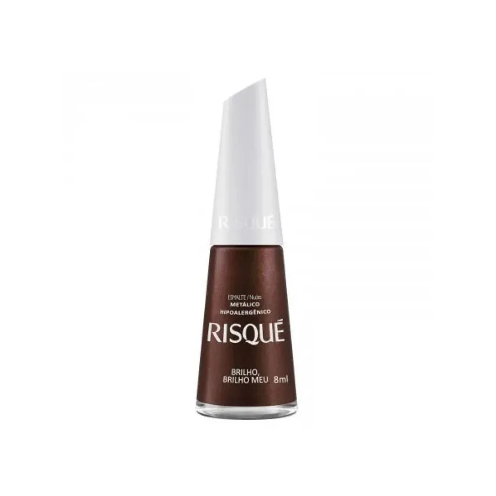Esmalte Risqué Metálico Brilho, Brilho Meu 8ml