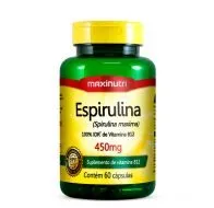 Maxinutri Espirulina 450MG 60 Cápsulas