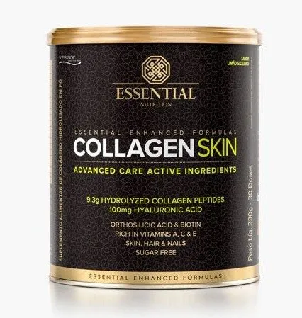 Essential Nutrition Collagen Skin Limão Siciliano Lata 330G