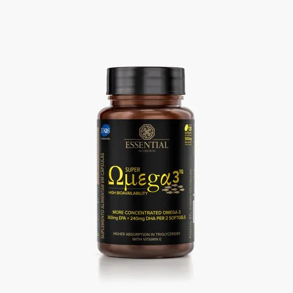 Essential Nutrition Super Omega 3 TG 500MG com 120 Cápsulas
