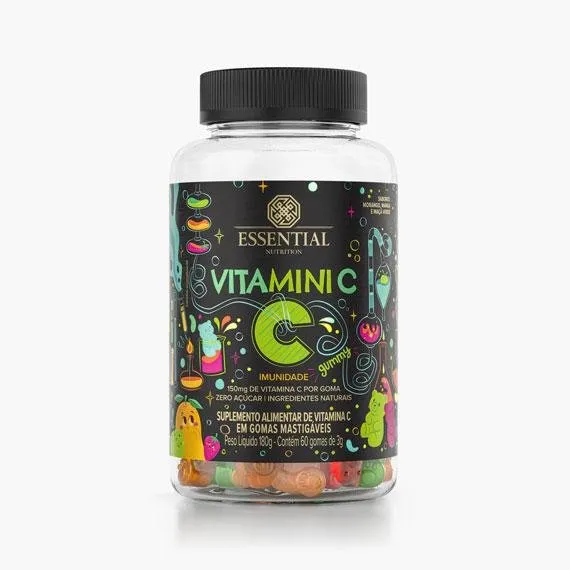 Essential Nutrition Vitamini C Gummy 60 Unidades