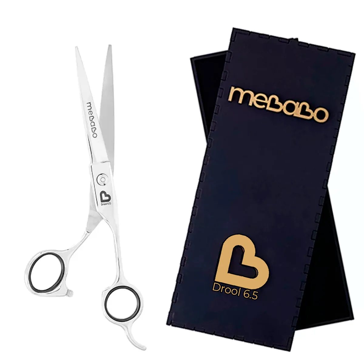 Tesoura Fio Navalha MB Drool + Estojo 6.5 Polegadas