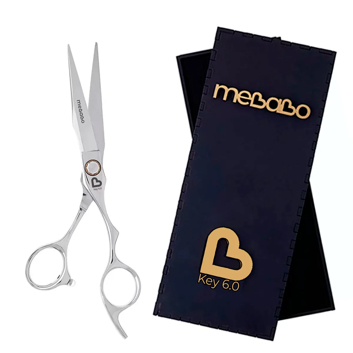 Tesoura Fio Navalha MB Key + Estojo 6.0 Polegadas