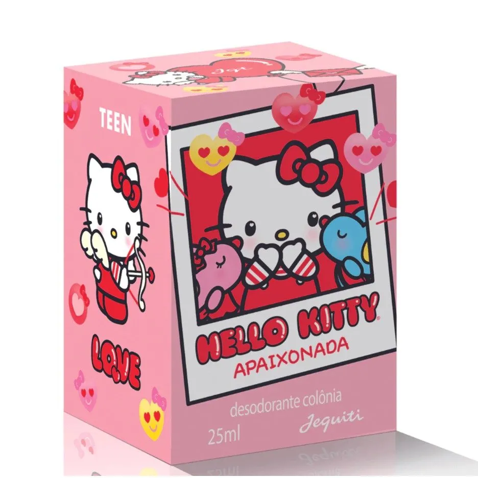 PERFUME COLÔNIA JEQUTI HELLO KITTY APAIXONADA 25ML