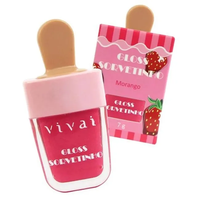 Vivai Gloss Sorvetinho Ice Cream Cor: Morango