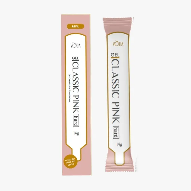 Sachê gel Classic Pink HARD Vòlia 14g