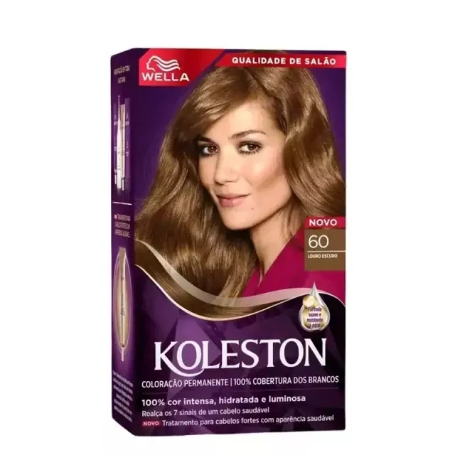 Tinta Koleston Coloração Kit Prático Cor Louro Escuro
