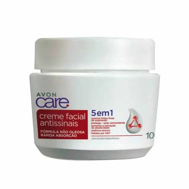 Creme Facial Antissinais 5 em 1 Avon Care
