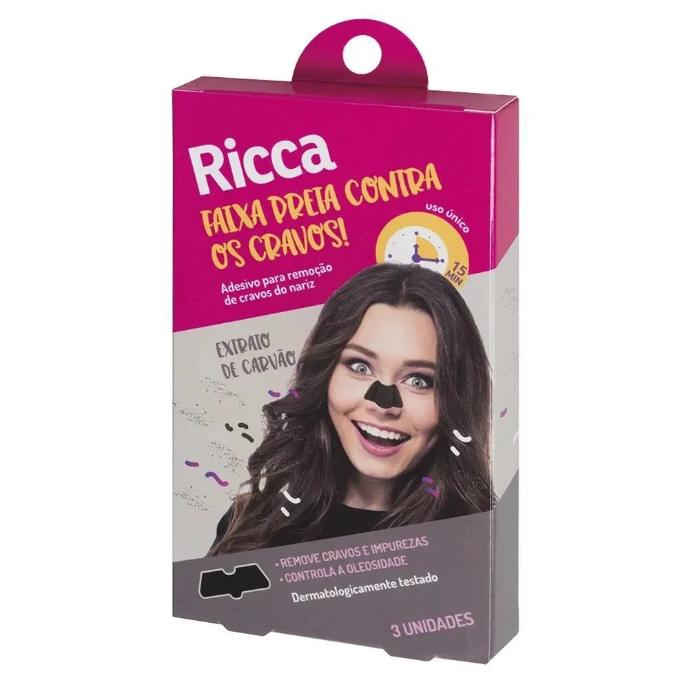 Faixa Preta para remoção de cravos Ricca