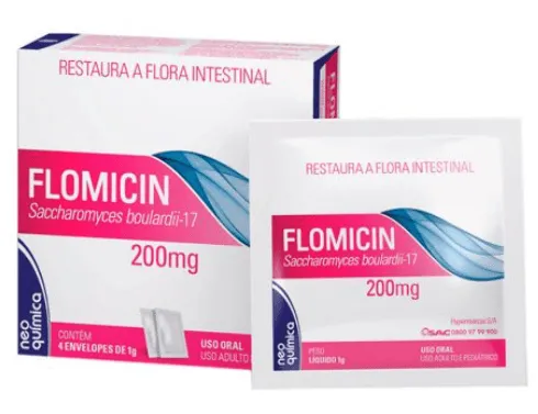 Flomicin 200mg 4 Sachês De 1g Cada