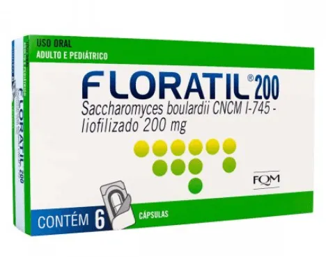 Floratil Probiótico 200mg 6 Cápsulas