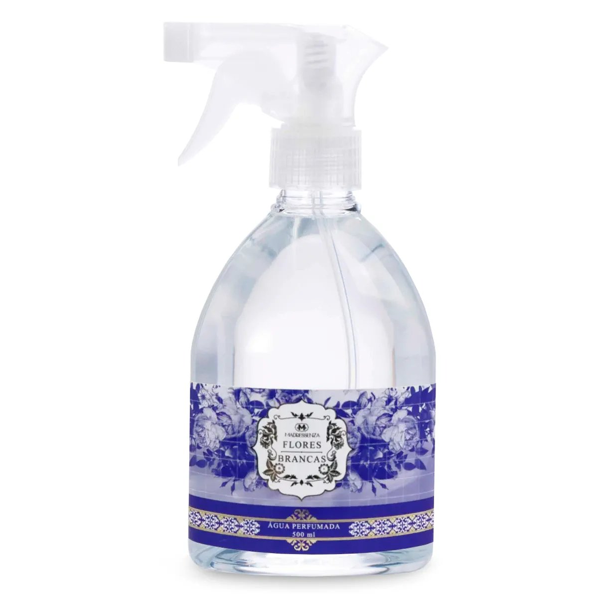 Água Perfumada Aromatizador de Ambiente Madressenza 500ml Flores Brancas