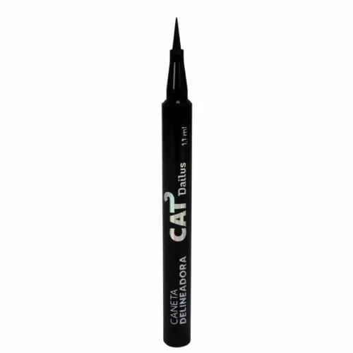 Caneta Delineadora Dailus Cat Preta 1,2ml