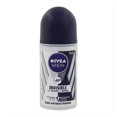 Desodorante Roll-on Nivea Men Invisible for Black e White Power 50ml