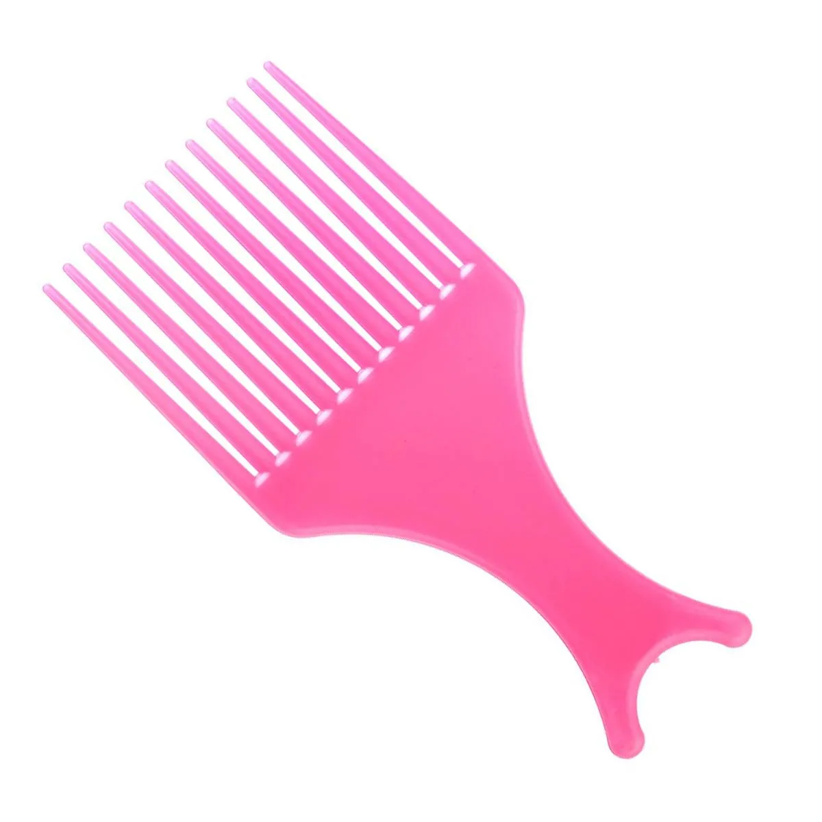 Pente Garfo Black Power Para Cabelo Afro e Cacheado Rosa