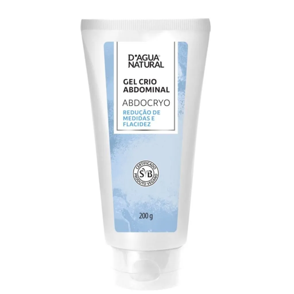 Gel Crio Abdocryo Redutor de Medidas 200g D'Agua Natural