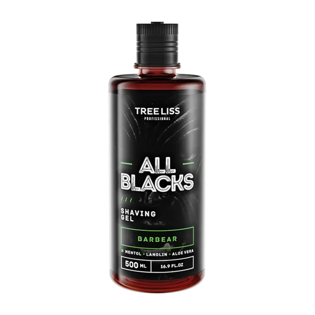 Gel de Barbear All Blacks 500ml - Tree Liss