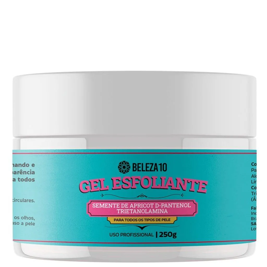 Gel Esfoliante Facial 250g Beleza10