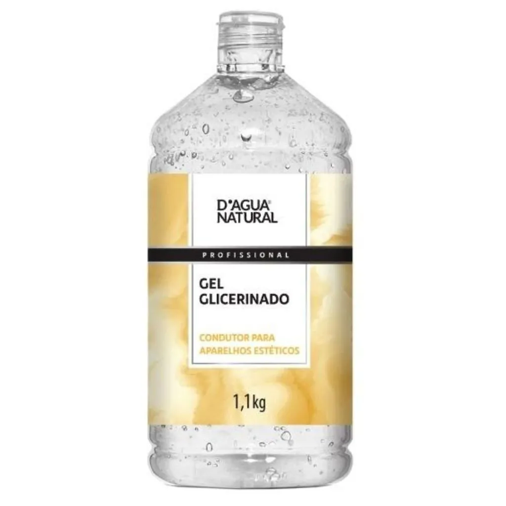 Gel Condutor Glicerinado 1,1kg D'Agua Natural