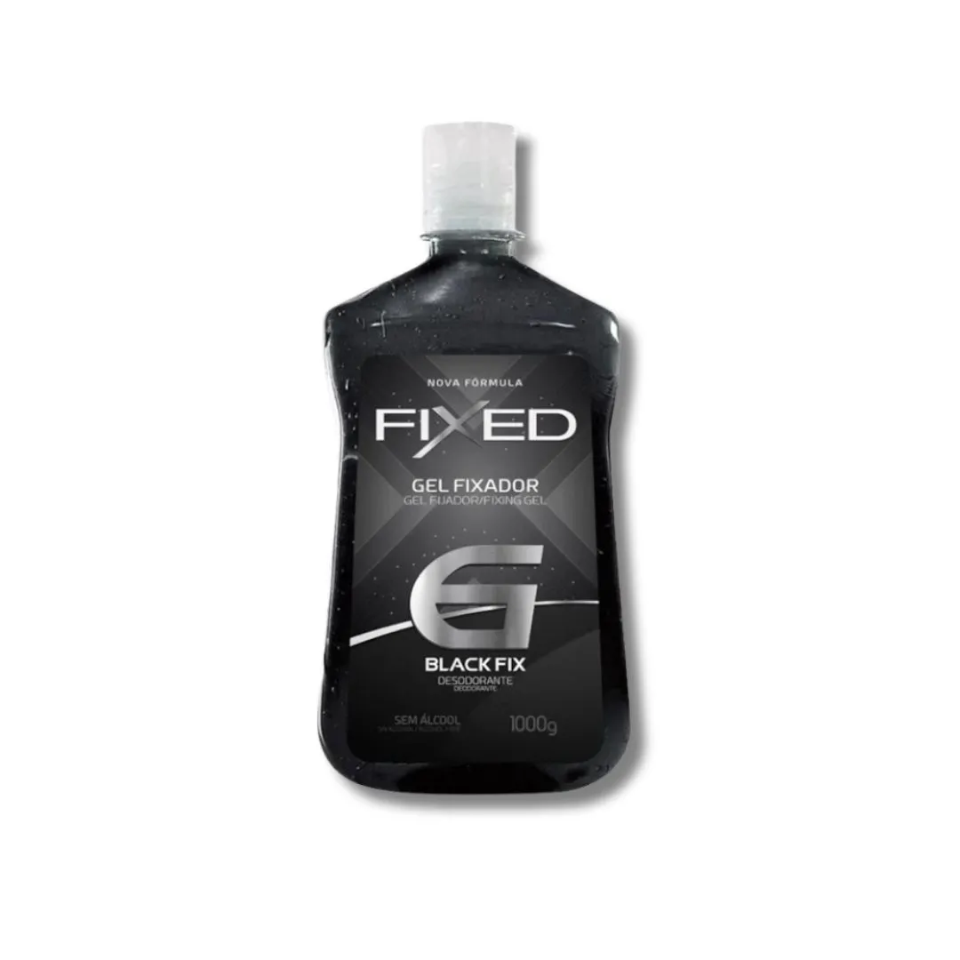 Gel Fixador Fixed 1kg Black Fix Preto