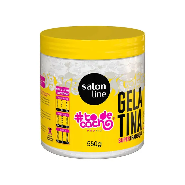 Gelatina #todecacho Super Transição Capilar 550g - Salon Line