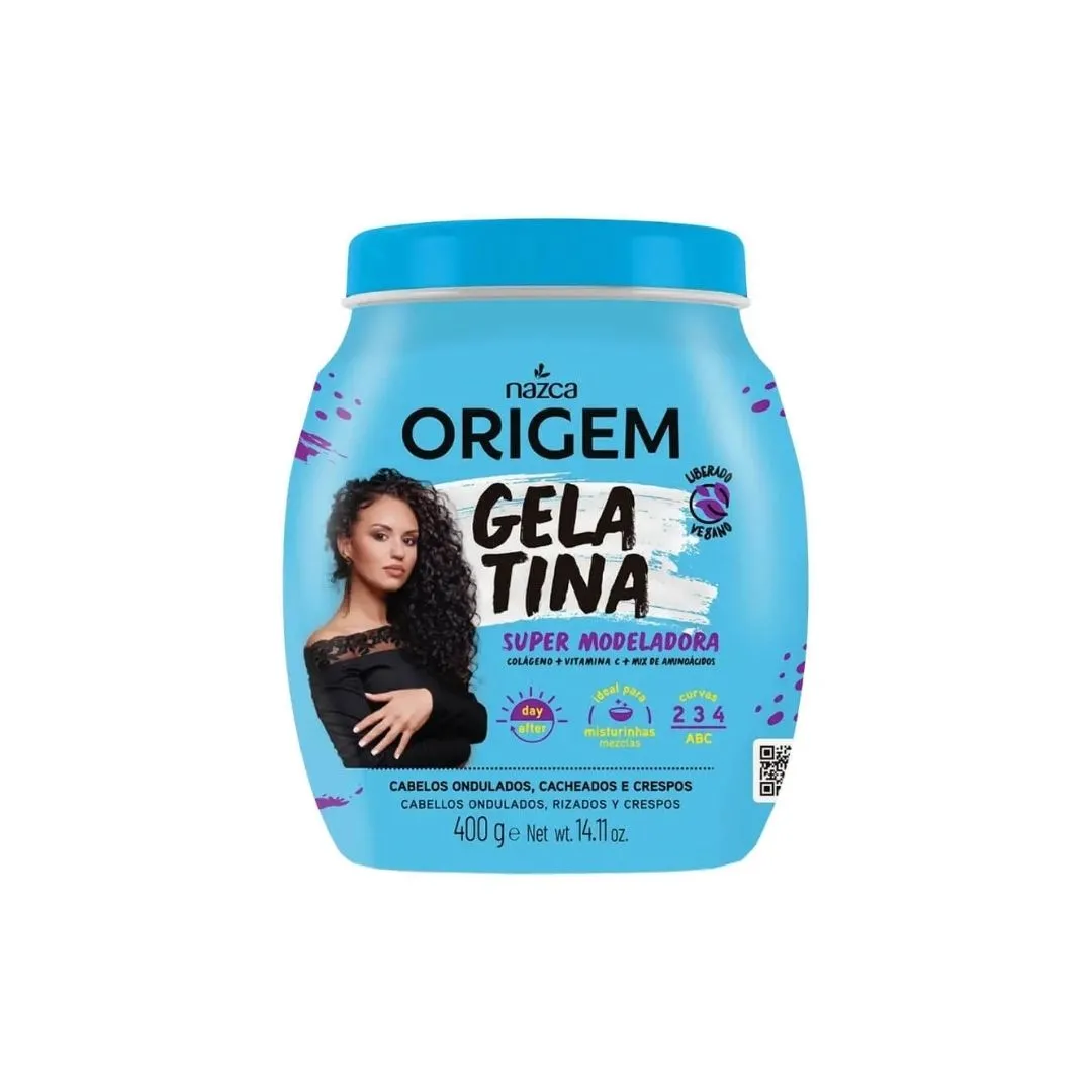 Gelatina Super Modeladora Cabelo Origem 400g