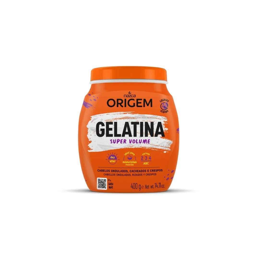 Gelatina Cabelo Super Volume Origem 400g