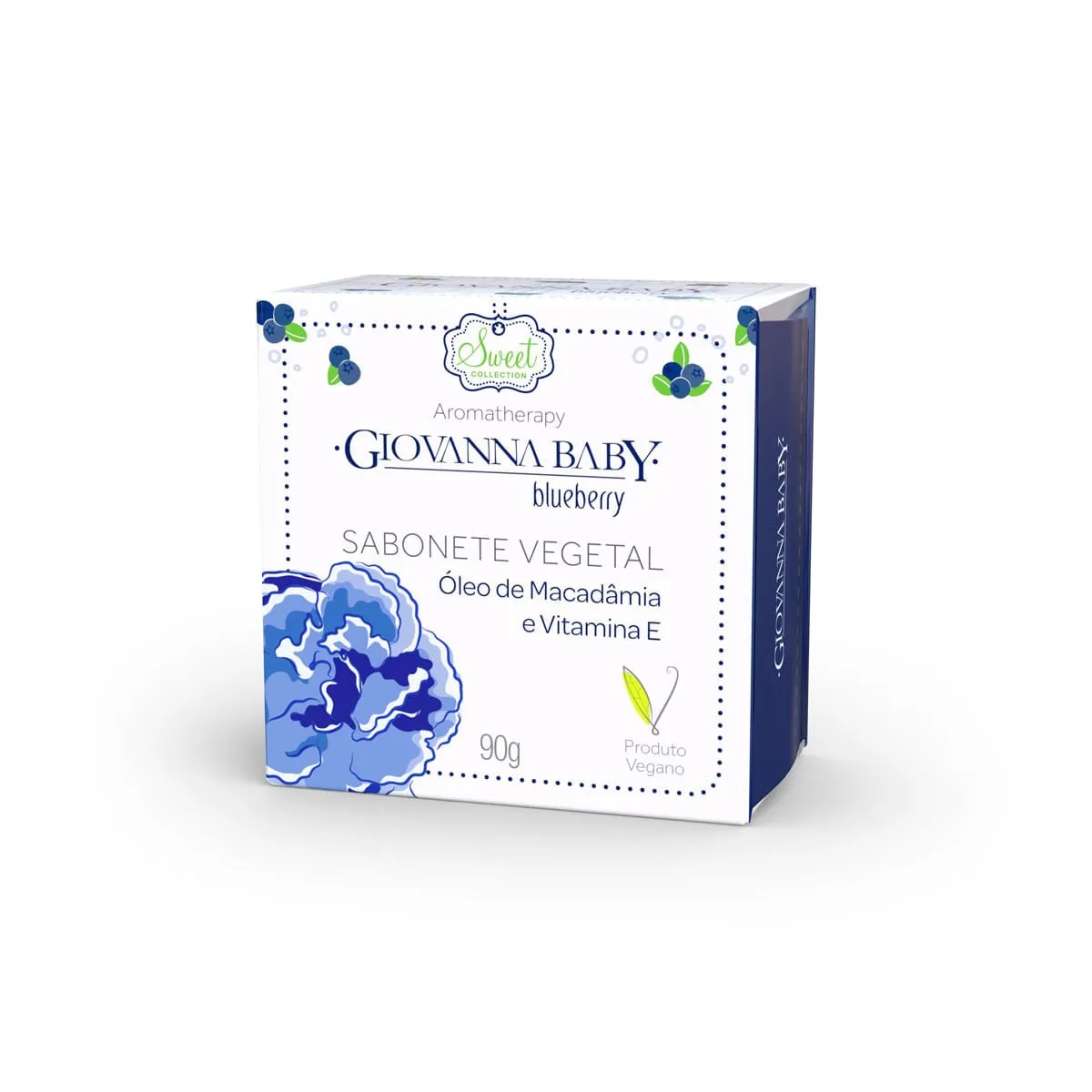 Giovanna Baby Sabonete em Barra Vegetal Blueberry 90G
