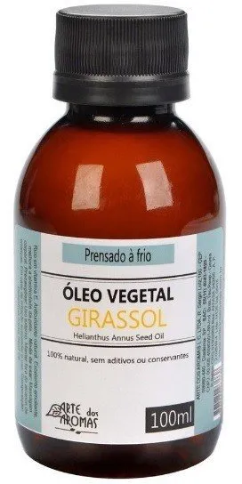 Óleo Vegetal de Girassol - Arte dos Aromas - Frasco com 100ml