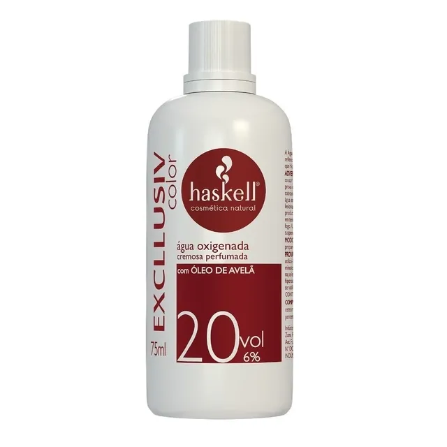 Água Oxigenada 20 Cremosa vol. 75ml - Haskell