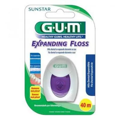 GUM Fio Dental Expanding Floss 40mts