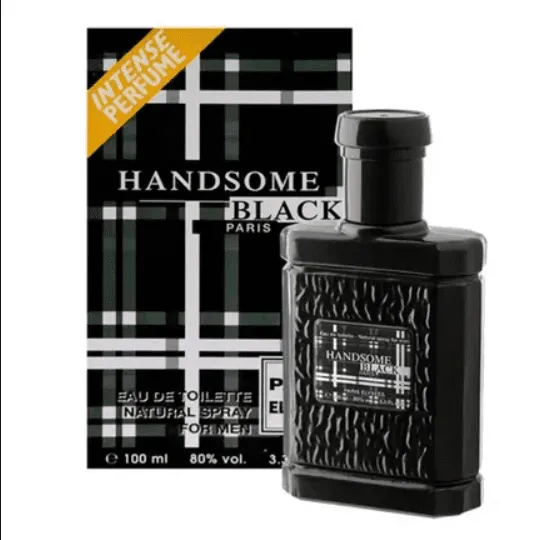 PERFUME MASCULINO HANDSOME BLACK PARIS ELYSEES EAU DE TOILETTE - 100ml