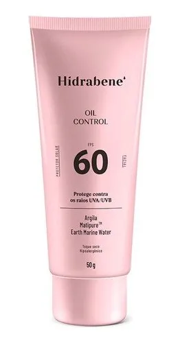 Hidrabene Protetor Solar Face Oil Control Fps 60 50g