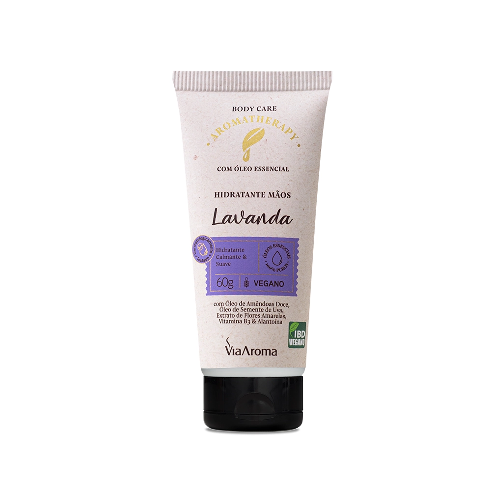 Hidratante Mãos Lavanda Aromatherapy Via Aroma - 60g