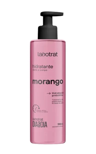 Hidratante Facial E Corporal Nutre Morango Labotrat 190ml