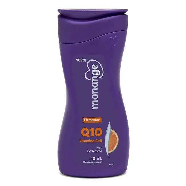Hidratante Leite Q10 Monange Pele Extrasseca 200ml