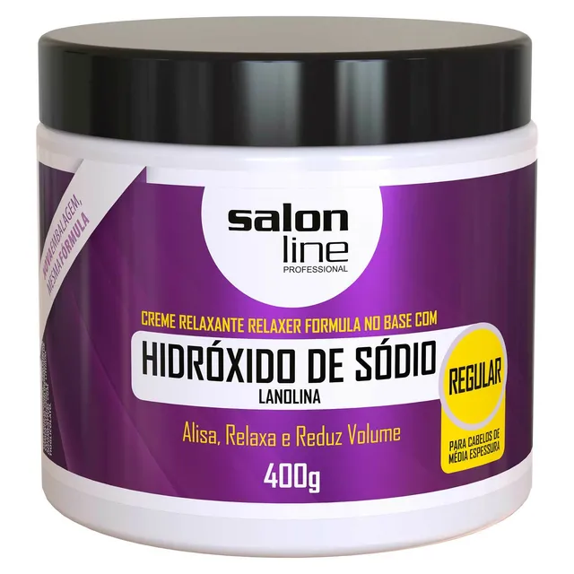 Hidróxido de Sódio Lanolina Regular 400gr - Salon Line