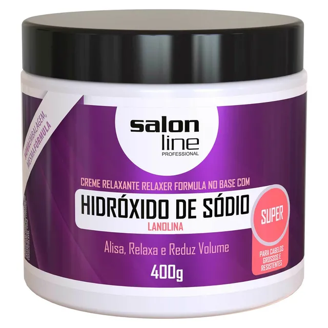 Hidróxido de Sódio Lanolina Super 400gr - Salon Line