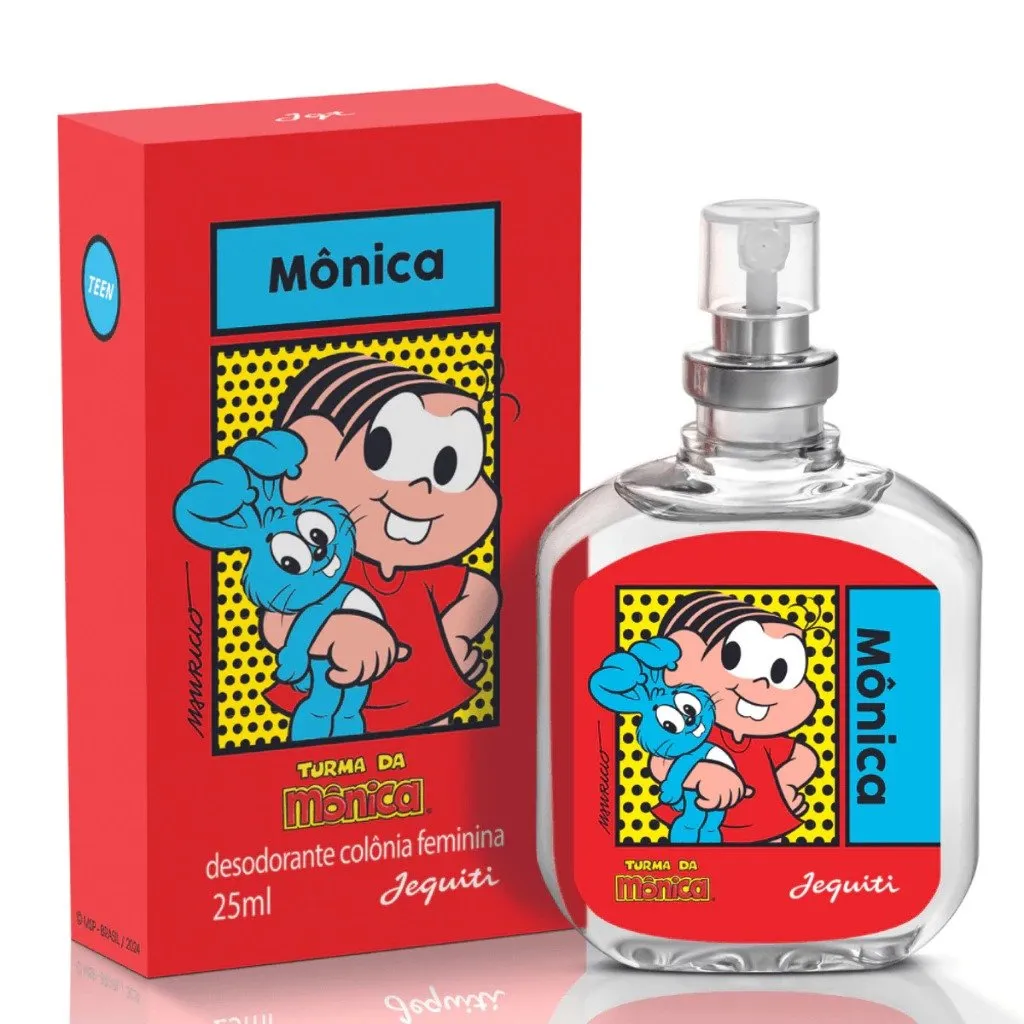 DESODORANTE COLÔNIA FEMININA JEQUITI TURMA DA MONICA - MÔNICA 25ml