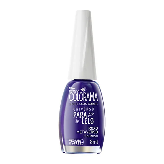 Esmalte Universo Paralelo Roxo Metaverso 8ML Colorama