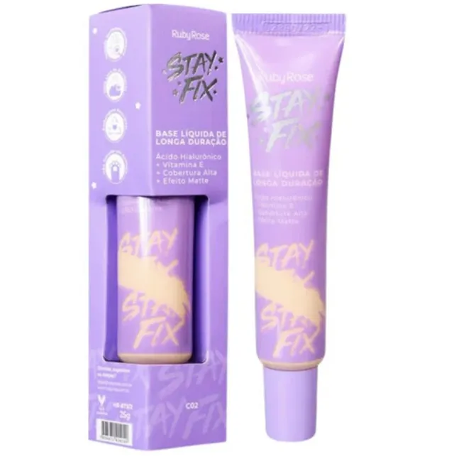 Base Liquida de longa duracao Stay fix - M51 Ruby Rose