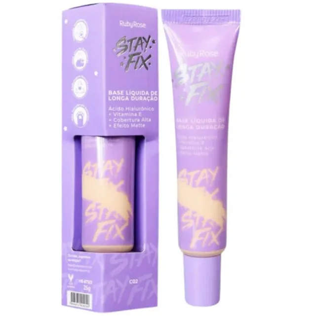 Base Líquida longa duracao Stay Fix - M53 Ruby Rose