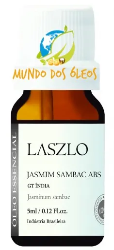 Óleo Absoluto de Jasmim Sambac - Laszlo - Frasco com 5ml