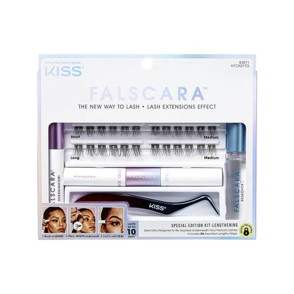 Kit 01 Kiss Falsccara Ref. Kfck01Tgb