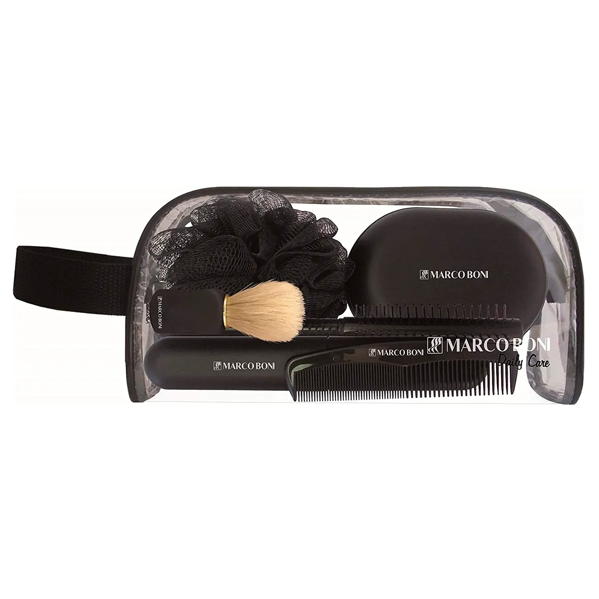 Kit Viagem Masculino Com Nécessaire Marco Boni Preto