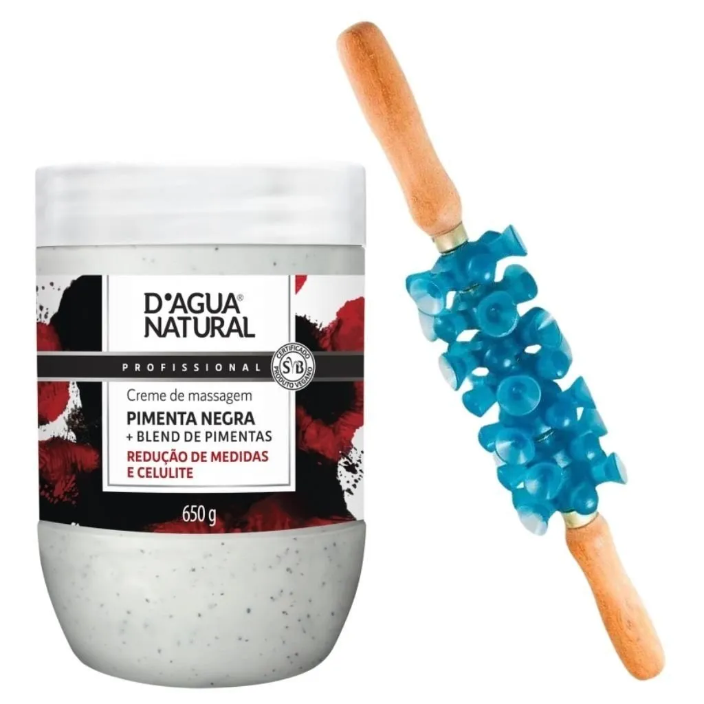 Kit Massagem Turbinada Pimenta Negra