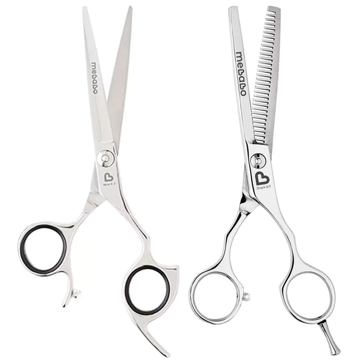 Kit Tesoura Fio Navalha MB Mow + Dentada MB Shark 5.5 Polegadas